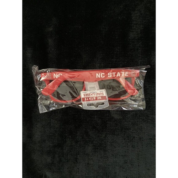 NORTH CAROLINA NC STATE WOLFPACK SUNGLASSES ADULT NCSU Red NEW Wayfarer Style - Picture 4 of 15
